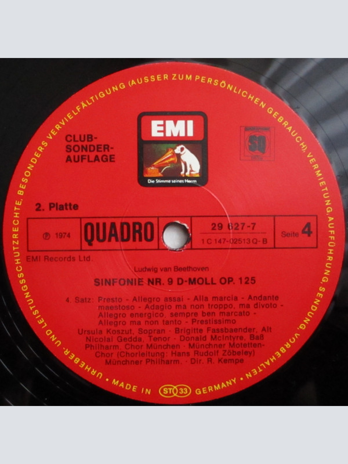 Vinyl / Ludwig Van Beethoven, Philharmonischer Chor München, Münchner Motetten-Chor*, Münchner Philharmoniker - Sinfonie Nr. 8 F-dur Op. 93 Sinfonie Nr. 9 D-moll Op. 125