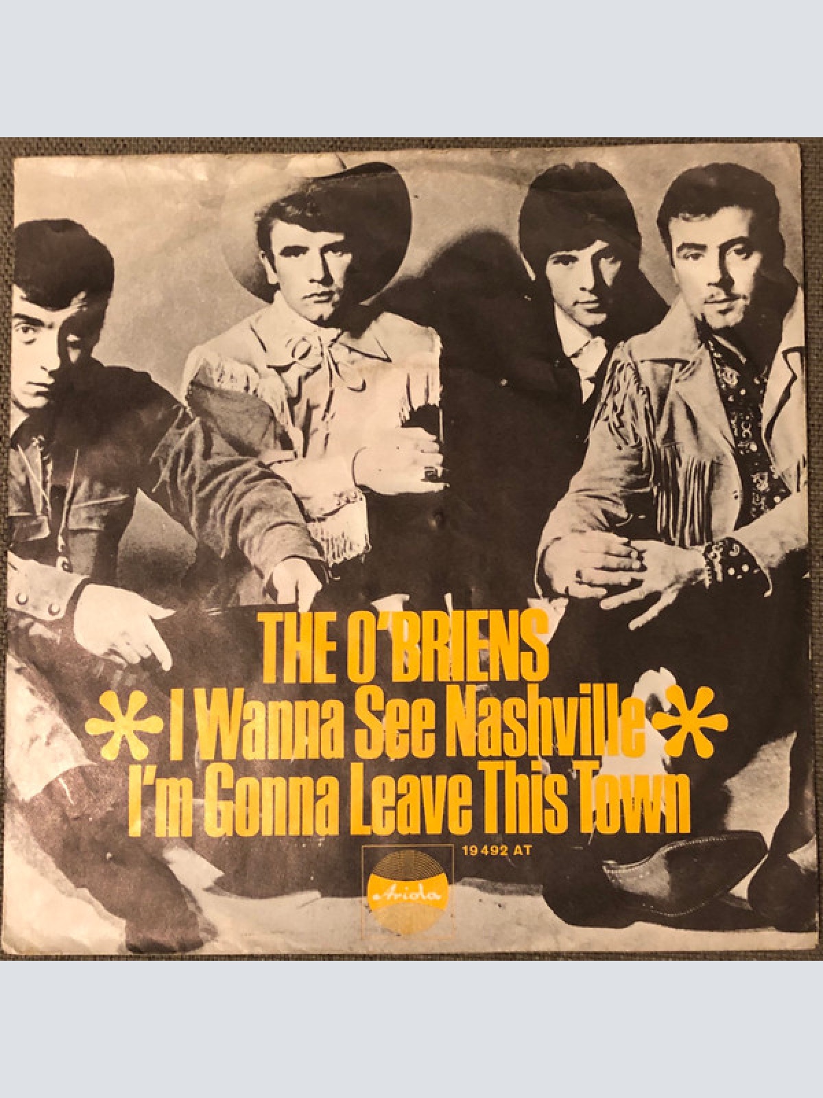Vinyl / The O'Briens - I Wanna See Nashville
