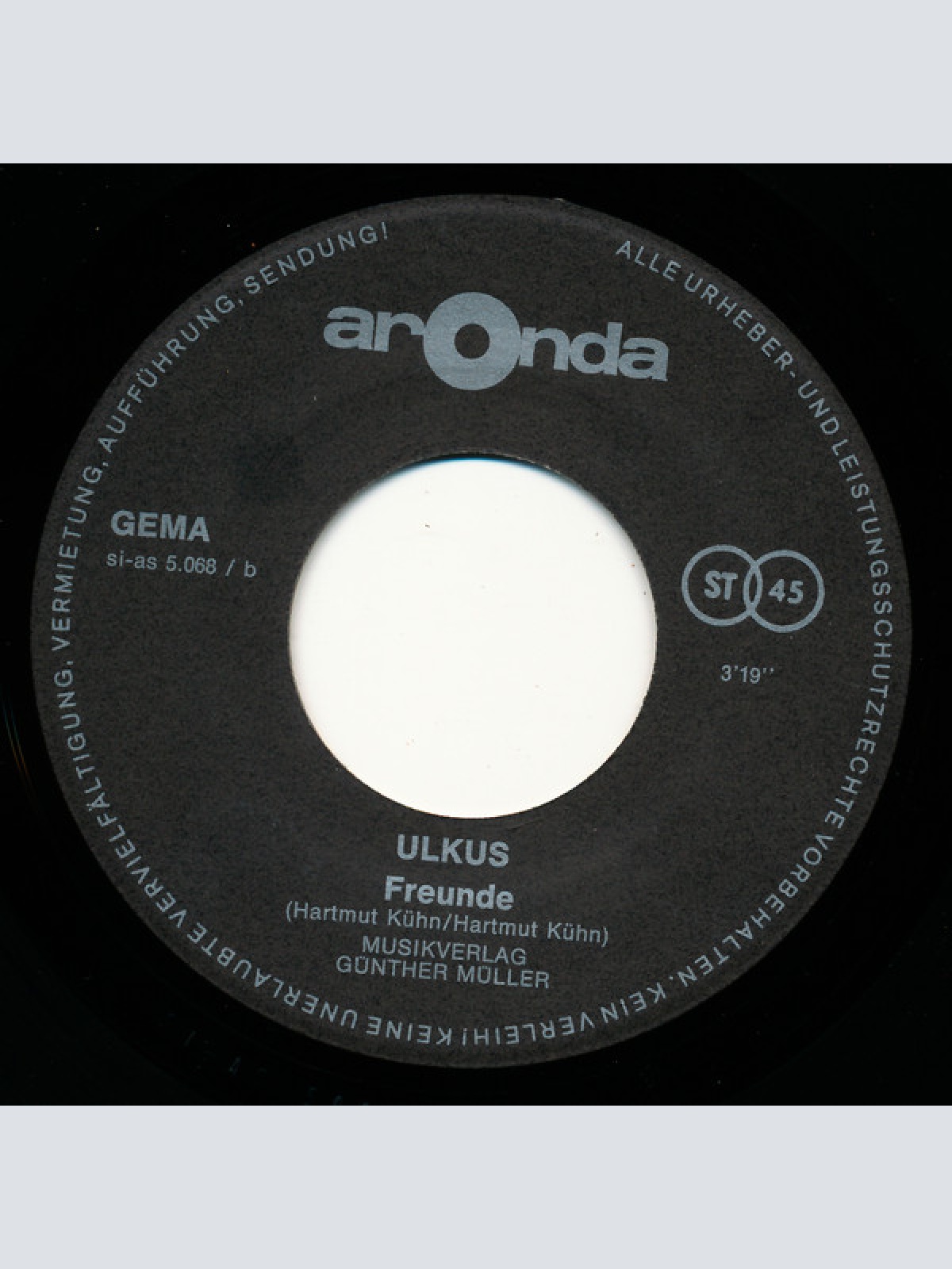 Vinyl / Ulkus -  Ich Bin Ein Monster