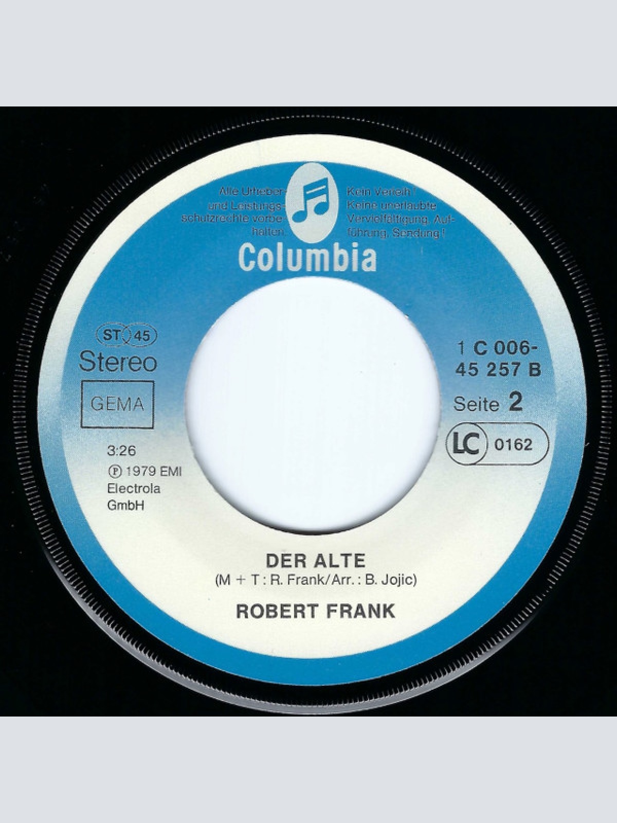 Vinyl / Robert Frank* - Wo Werden Uns're Kinder Spielen