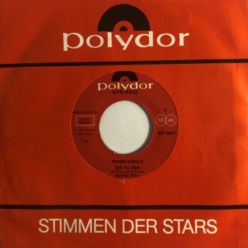 Vinyl / Maria Bill - Ich Tu Das