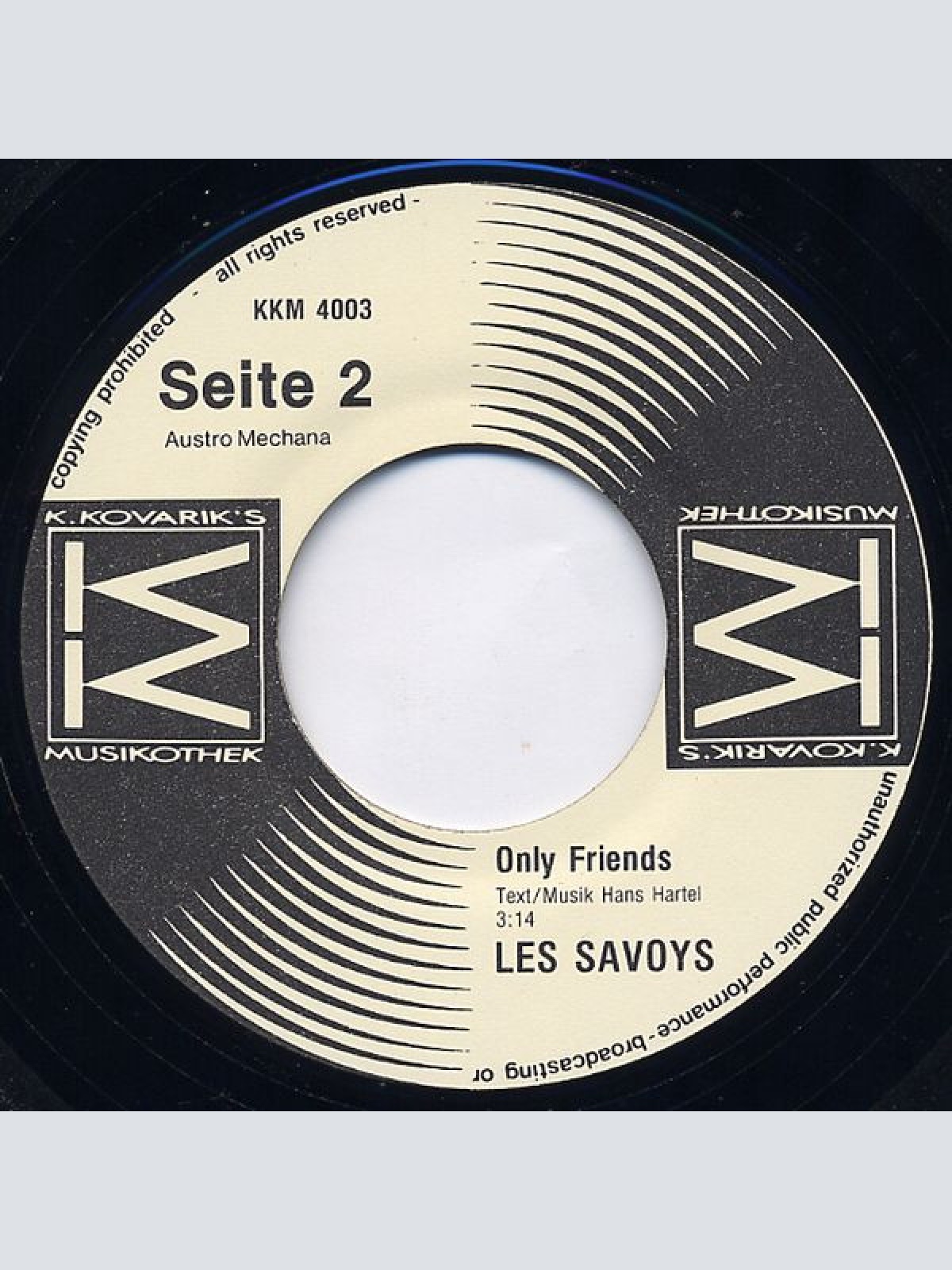 Vinyl / Les Savoys - Mediterranean Sunset / Only Friends