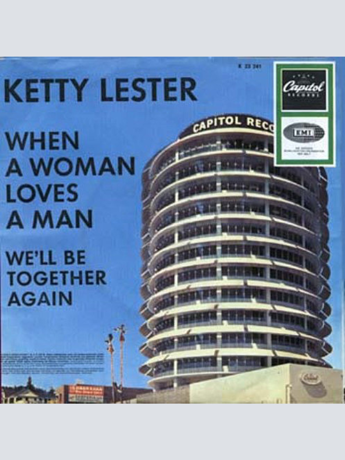 Vinyl / Ketty Lester - When A Woman Loves A Man / We'll Be Together Again
