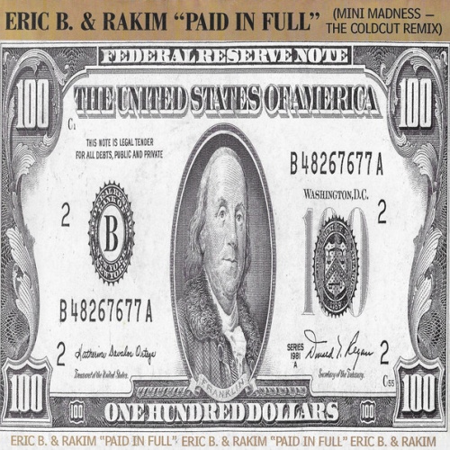 Vinyl / Eric B. & Rakim - Paid In Full (Mini Madness - The Coldcut Remix)