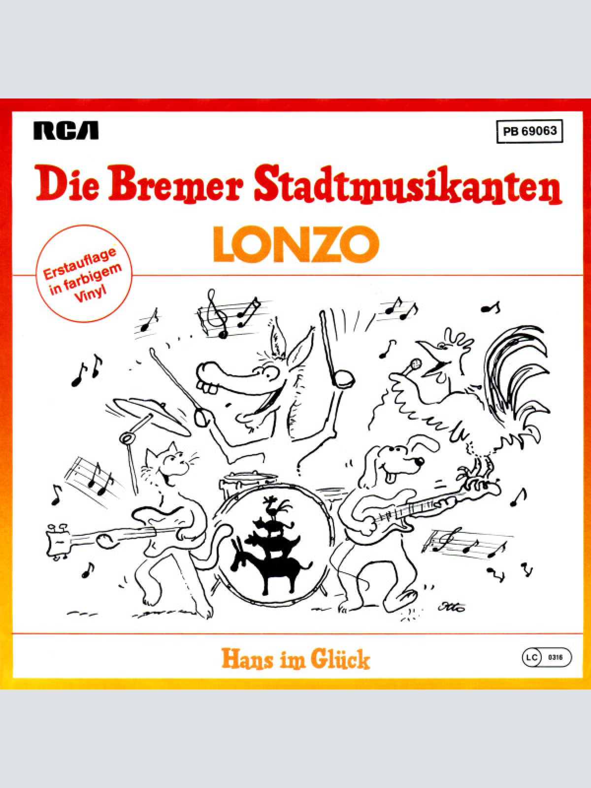 Vinyl / Lonzo* - Die Bremer Stadtmusikanten