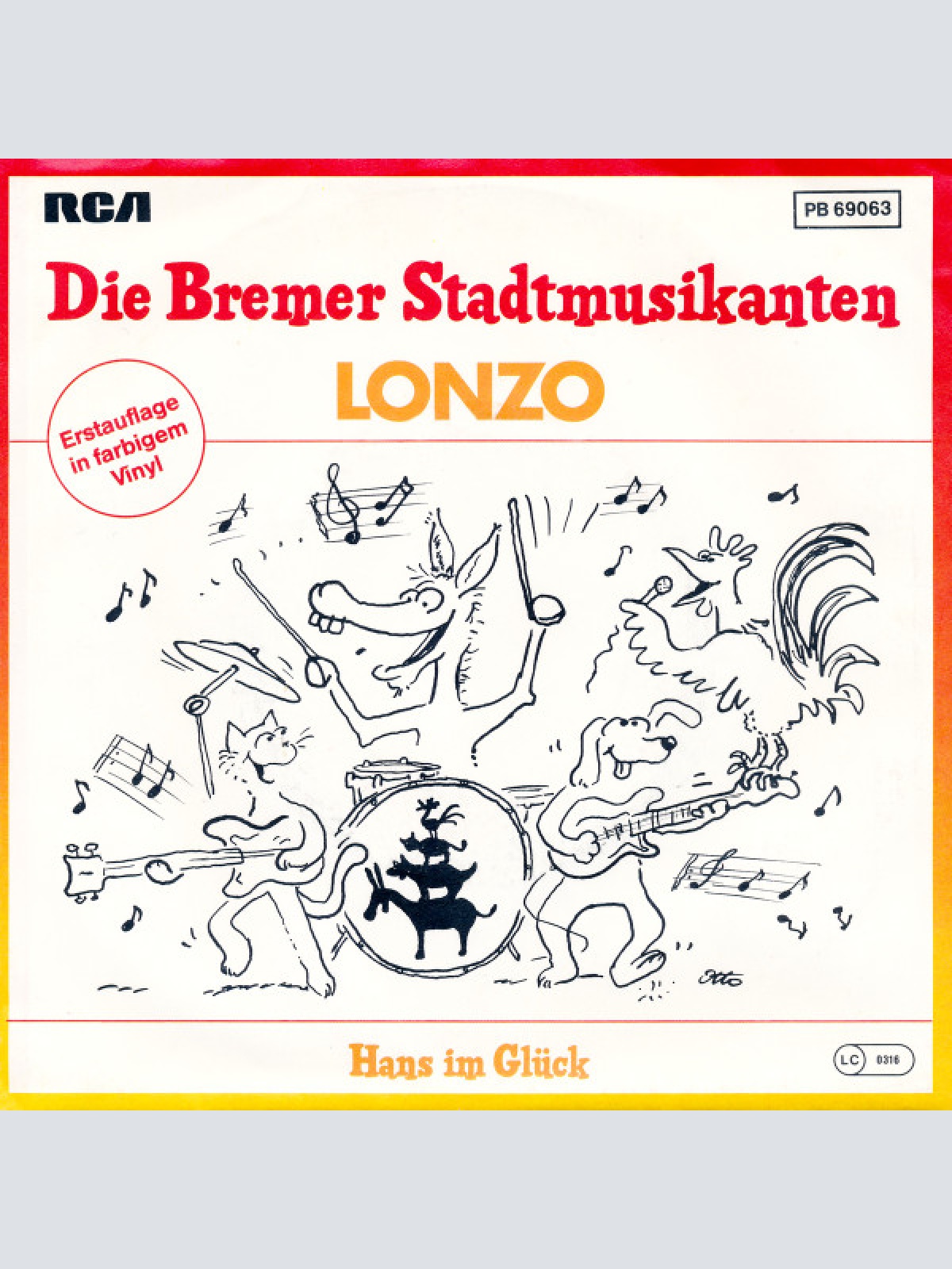 Vinyl / Lonzo* - Die Bremer Stadtmusikanten