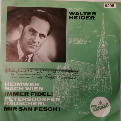 Vinyl / Walter Heider – Es Spielen Die Die Wienerwald Schrammeln* - Immer Fidel!