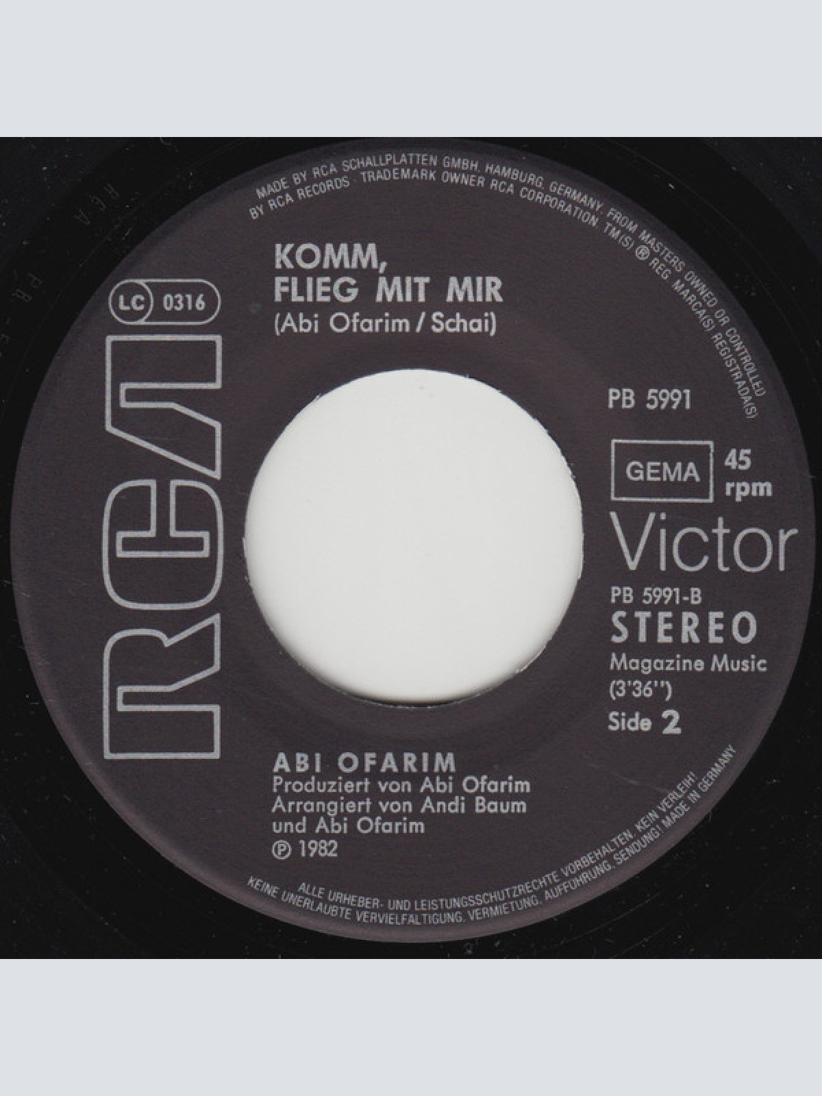 Vinyl / Abi Ofarim - Mama, O Mama