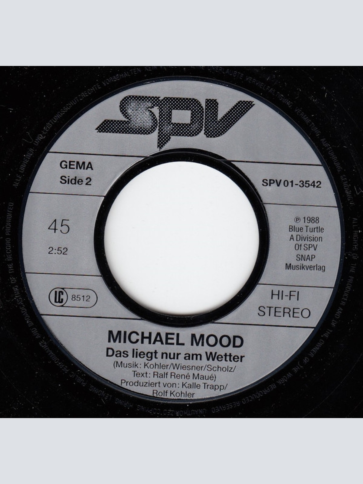 Vinyl / Michael Mood - Nimm's Easy - Sei Happy