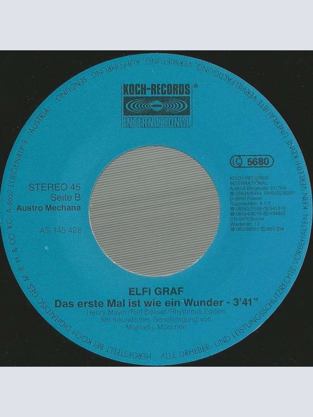 Vinyl / Elfi Graf - Herzen Haben Keine Fenster