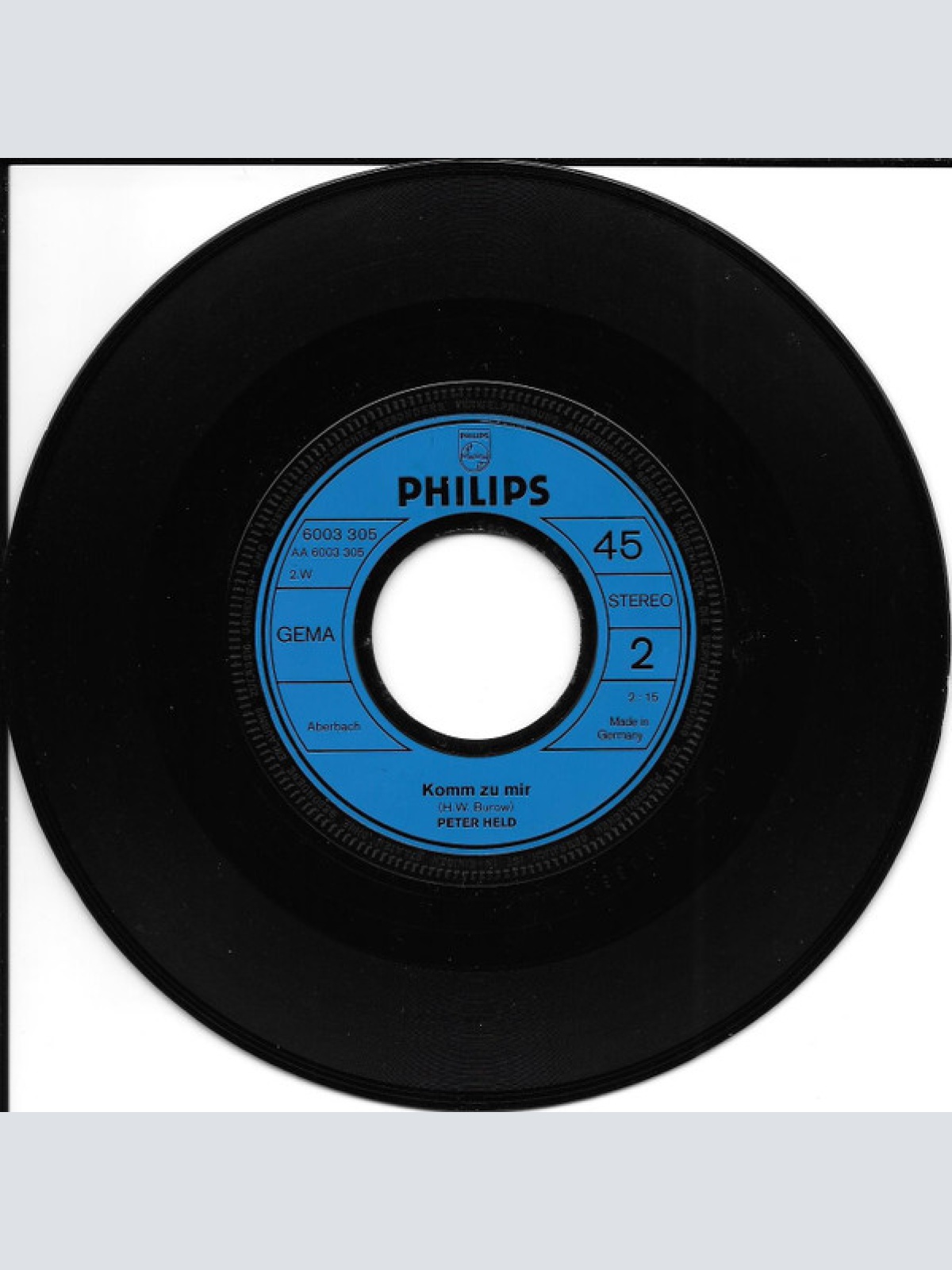 Vinyl / Peter Held - Schön Soll Sie Sein