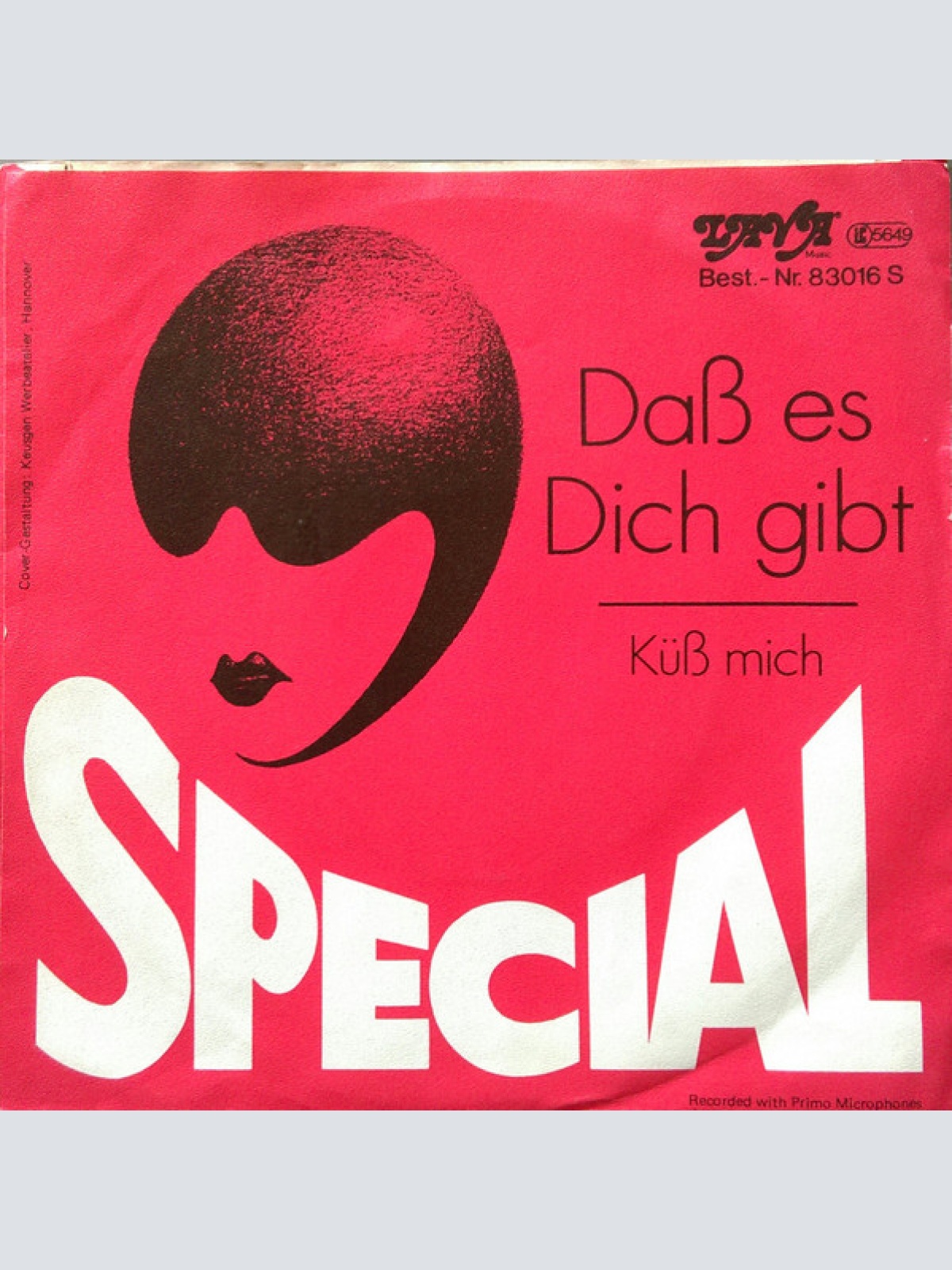 Vinyl / Special (7) - Daß Es Dich Gibt