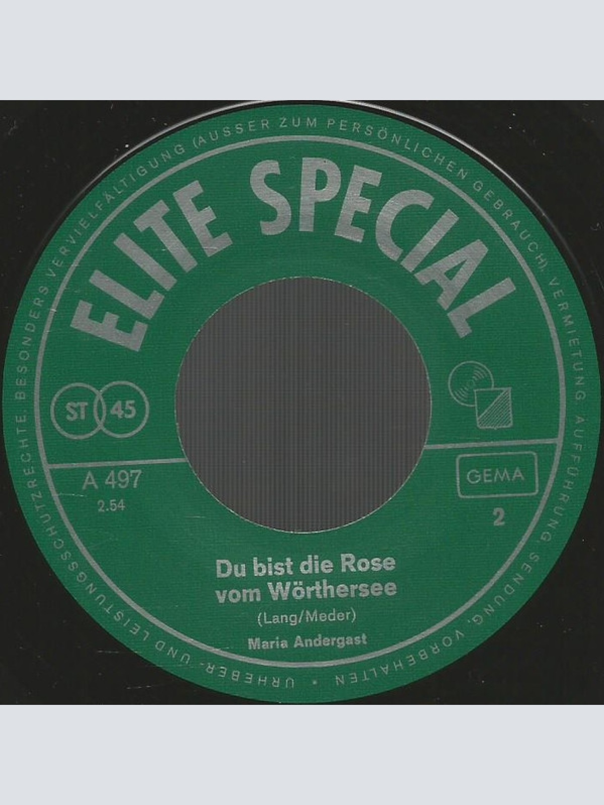 Vinyl / Maria Andergast - Mariandl