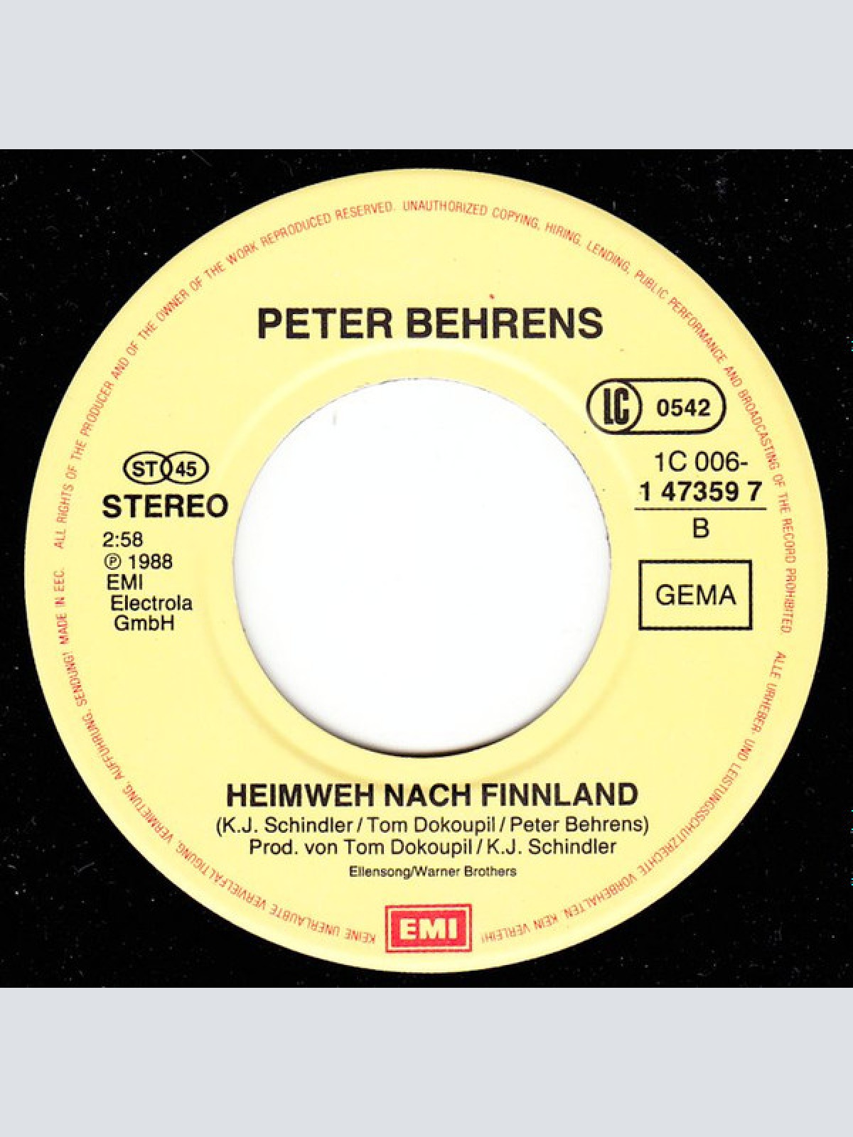 Vinyl / Peter Behrens - Das Tor