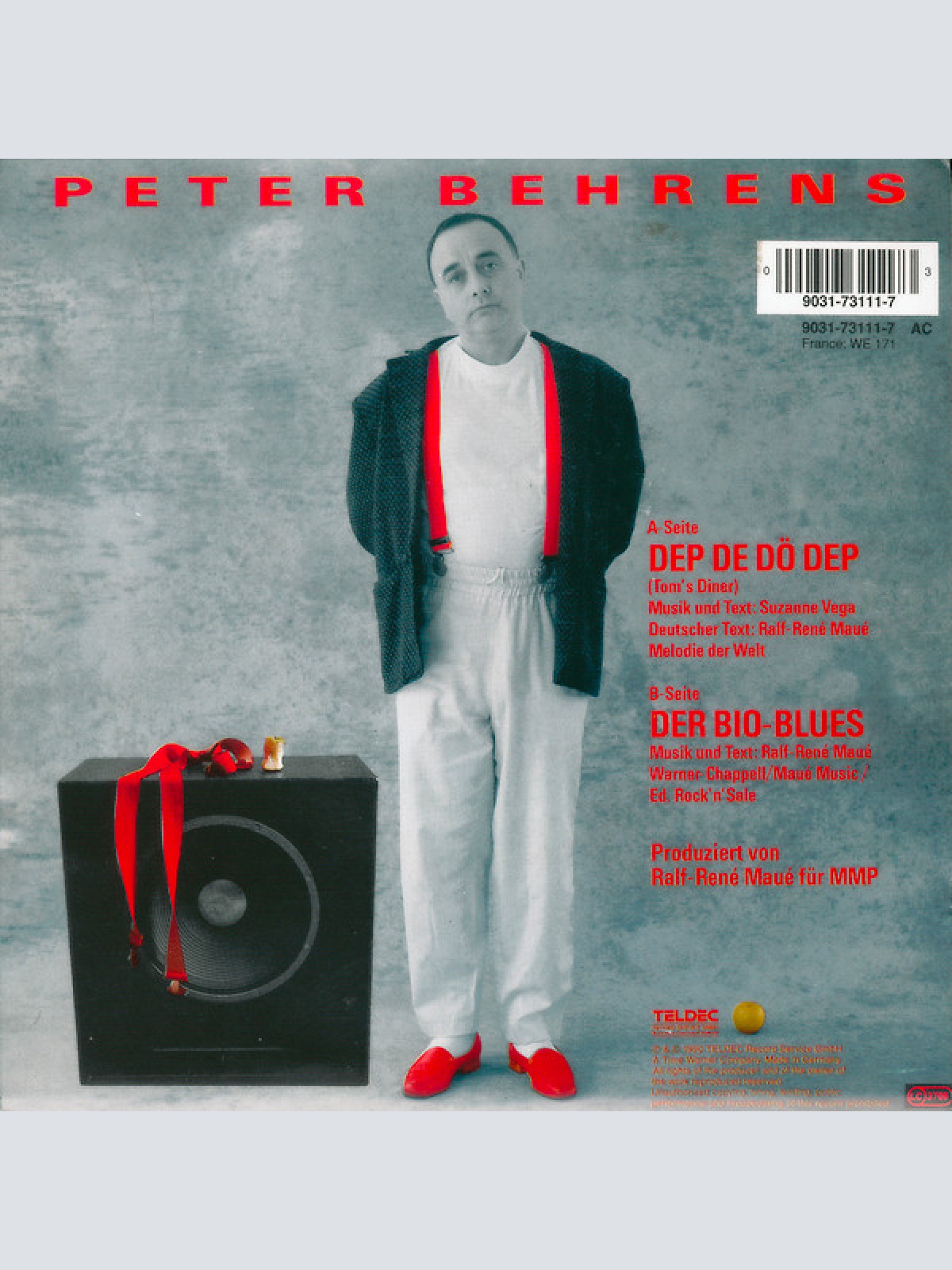 Vinyl / Peter Behrens - Dep De Dö Dep (Tom's Diner)