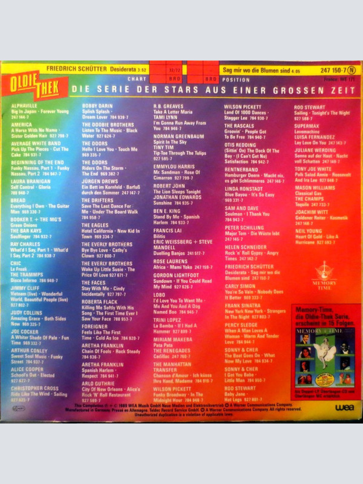 Vinyl / Friedrich Schütter - Desiderata / Sag Mir Wo Die Blumen Sind