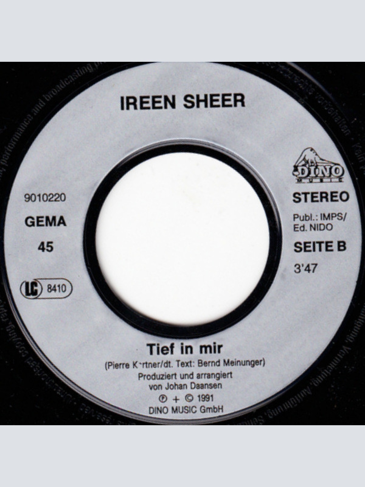 Vinyl / Ireen Sheer - Heut' Abend Hab' Ich Kopfweh