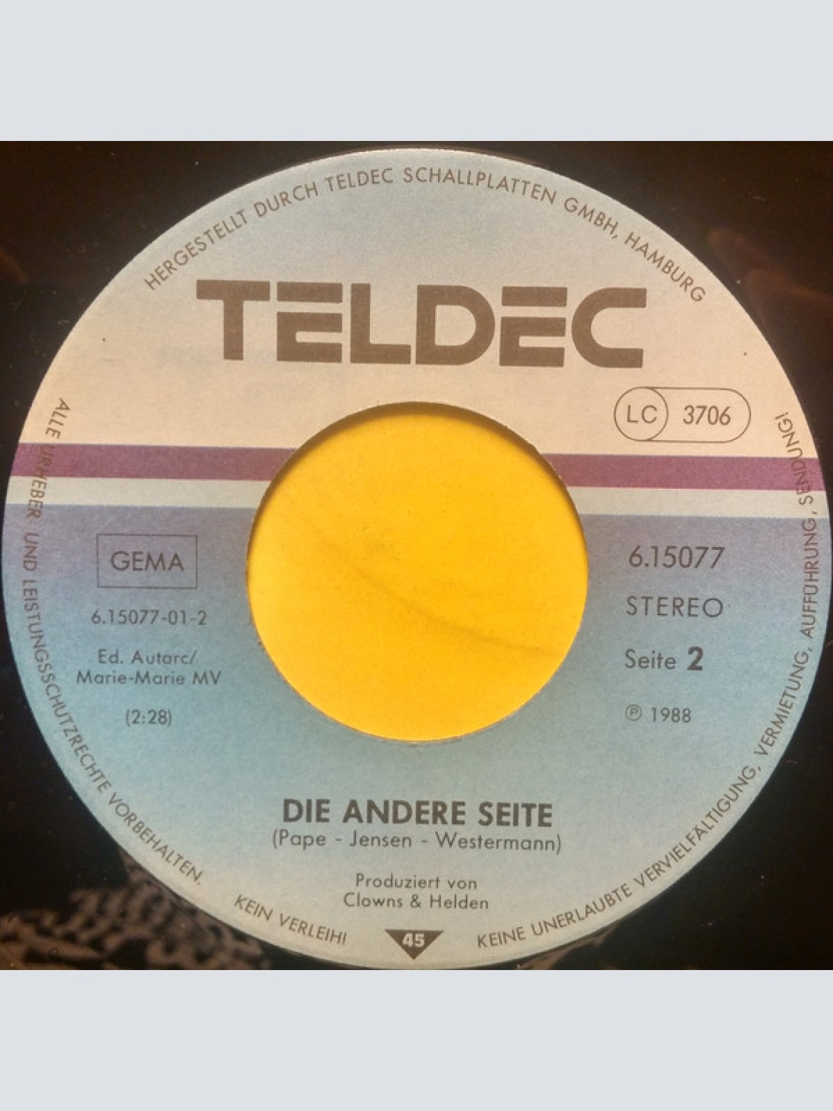 Vinyl / Clowns & Helden - Seitdem Du Wieder Da Bist