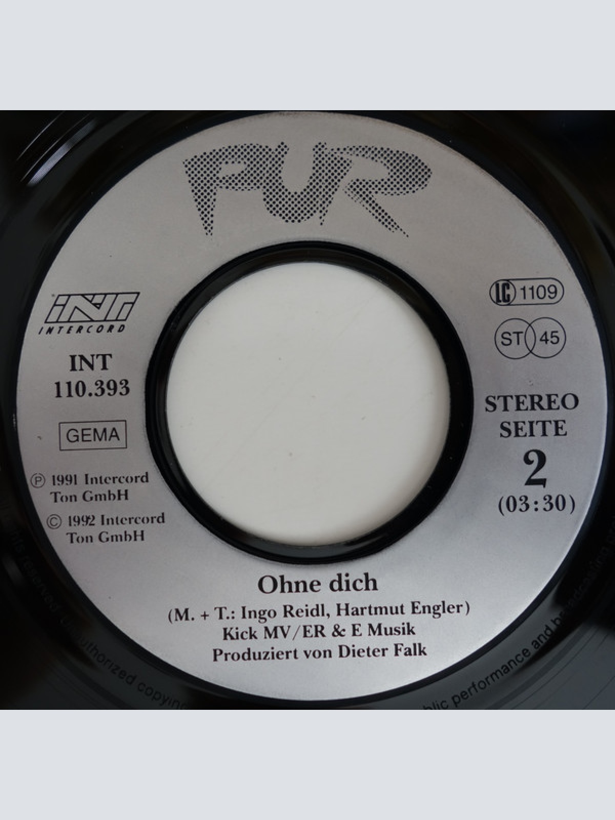 Vinyl / Pur - Lied Für All Die Vergessenen