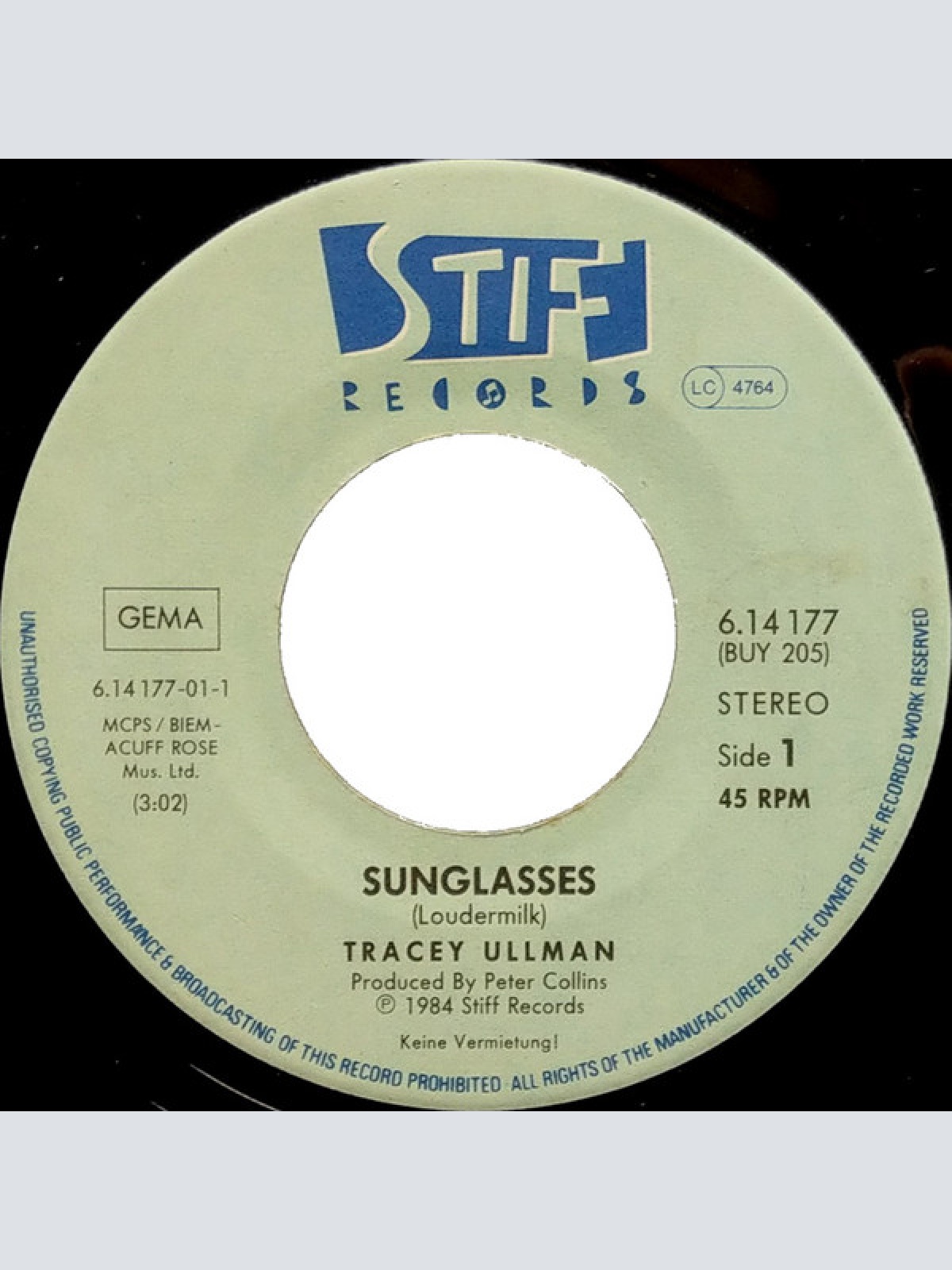 Vinyl / Tracey Ullman - Sunglasses