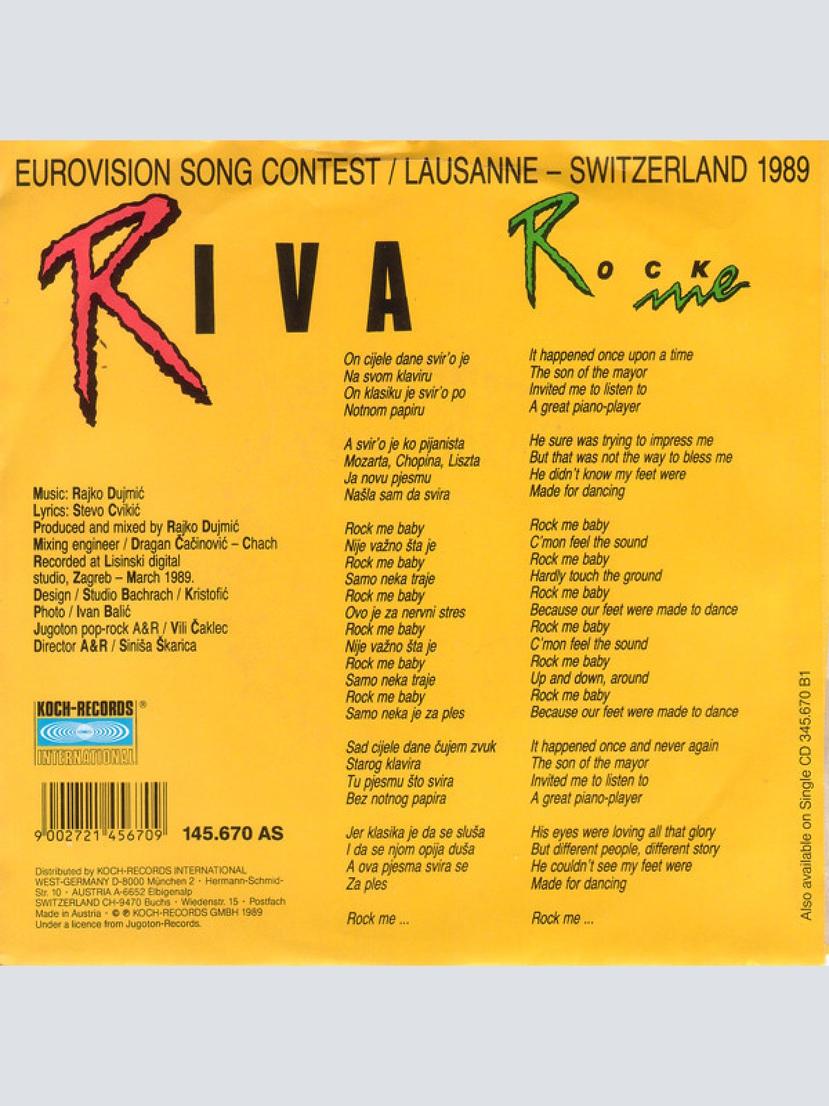 Vinyl / Riva (4) - Rock Me