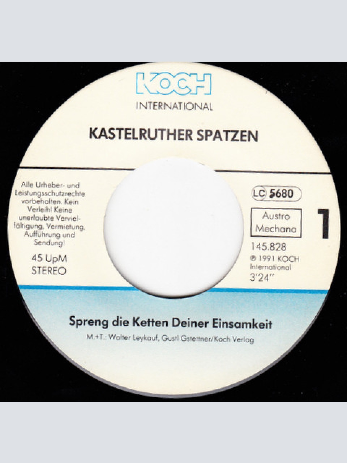 Vinyl / Kastelruther Spatzen - Spreng Die Ketten Deiner Einsamkeit