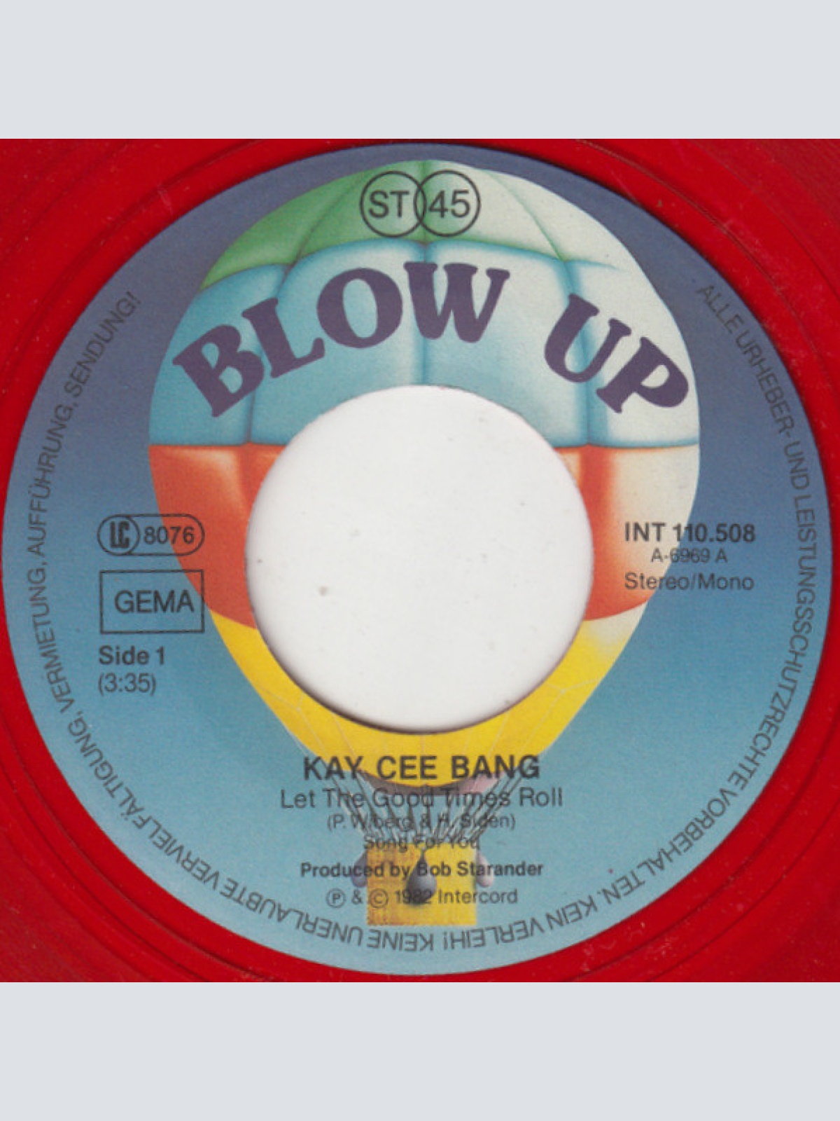 Vinyl / Kay Cee Bang - Let The Good Times Roll