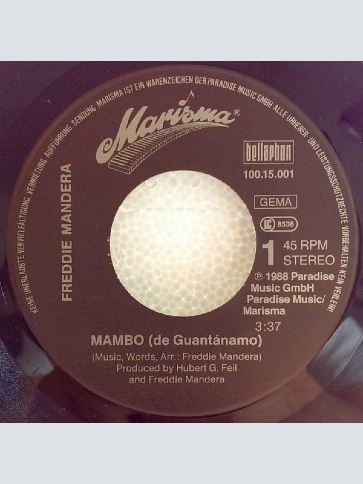 Vinyl / Freddie Mandera - Mambo (De Guantánamo)