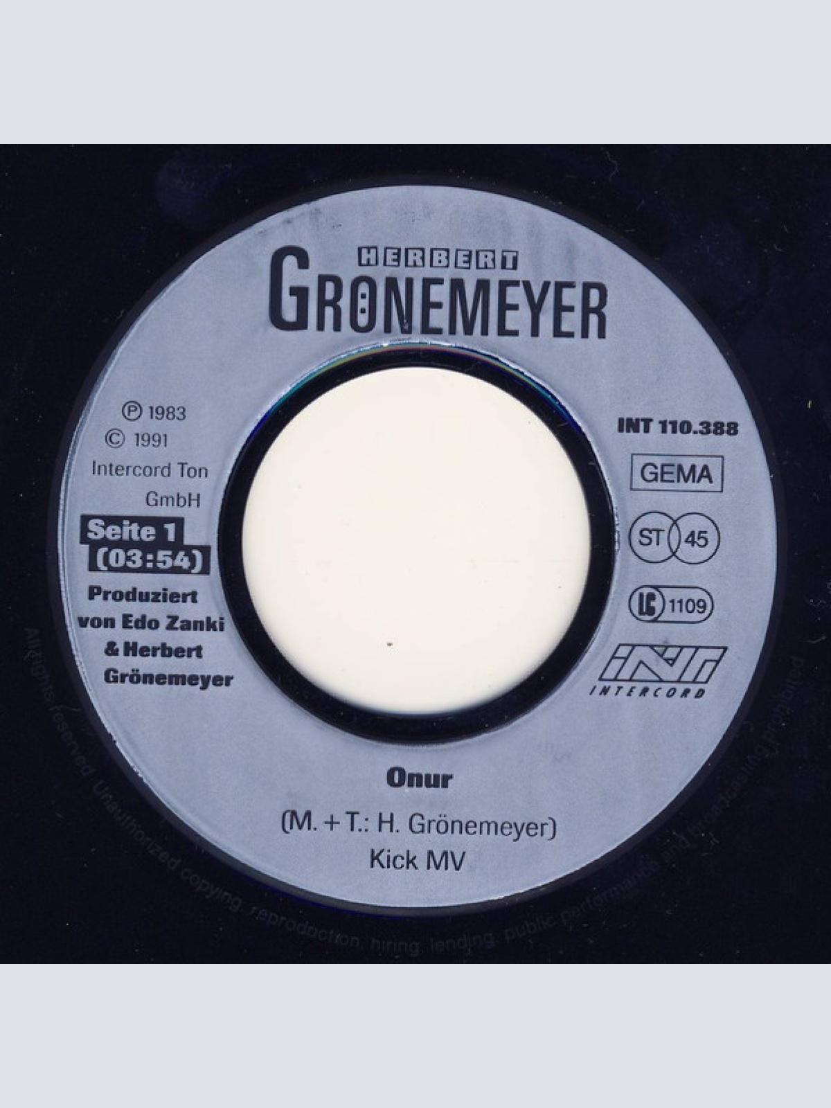 Vinyl / Herbert Grönemeyer - Onur