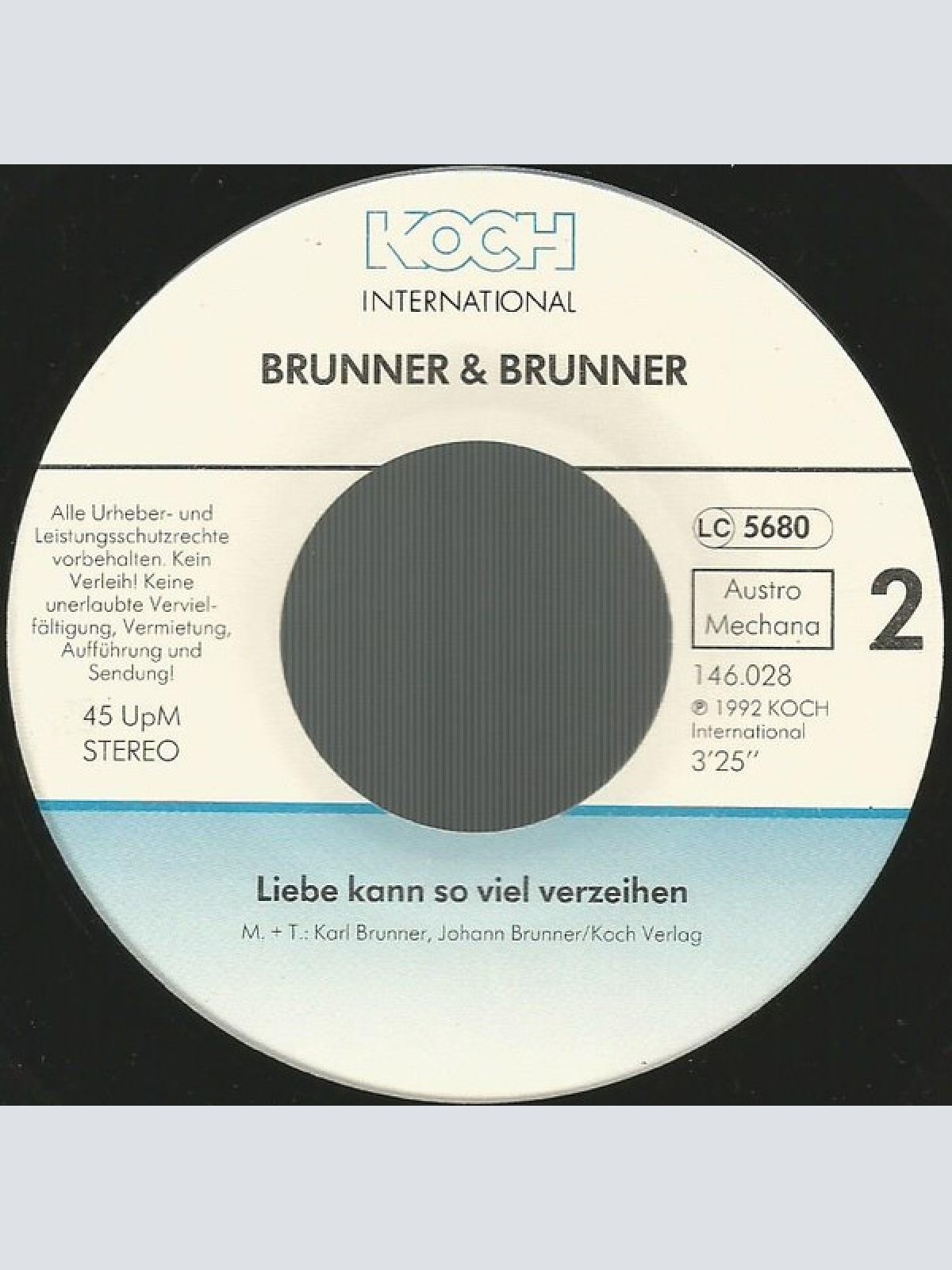Vinyl / Brunner & Brunner - Du Bist Alles Auf Dieser Welt
