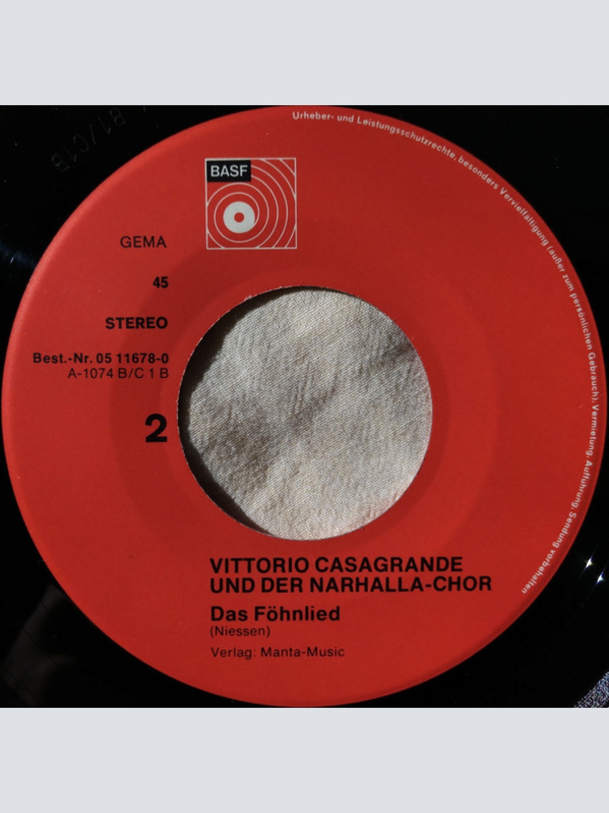 Vinyl / Vittorio Cassagrande* - Ach Hätt' Ich Ihr Bloß Keine Kuckucksuhr Gekauft