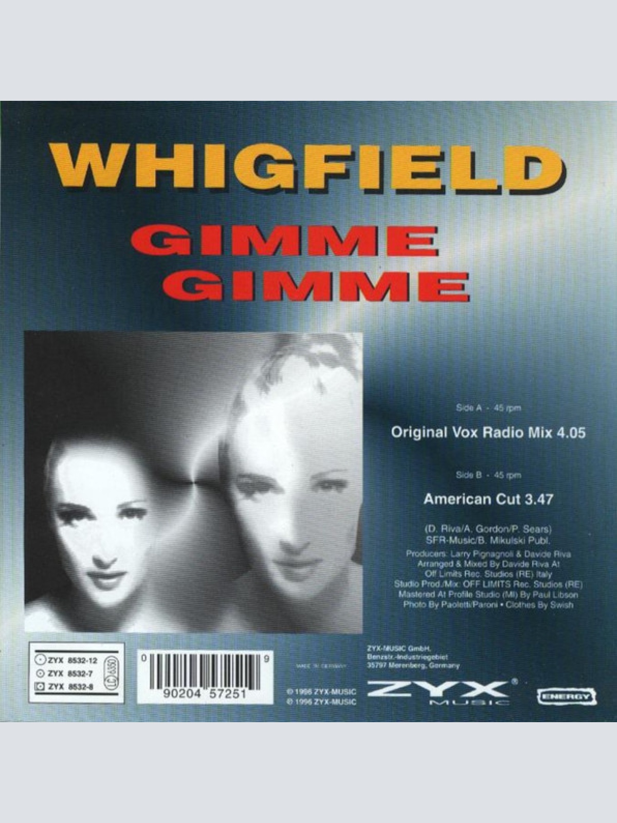 Vinyl / Whigfield - Gimme Gimme