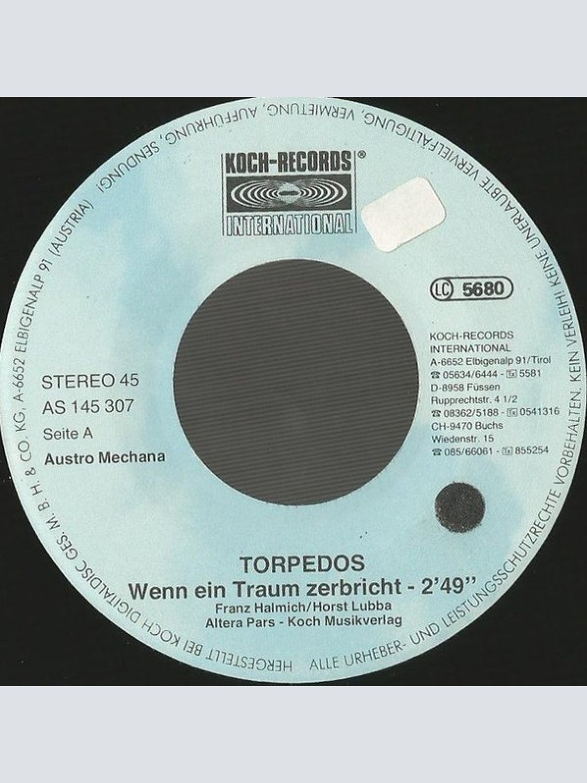 Vinyl / Torpedos (3) - Wenn Ein Traum Zerbricht