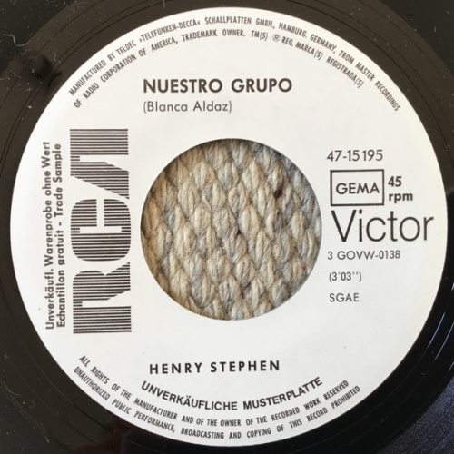 Vinyl / Henry Stephen - La Nave Del Olvido / Nuestro Grupo