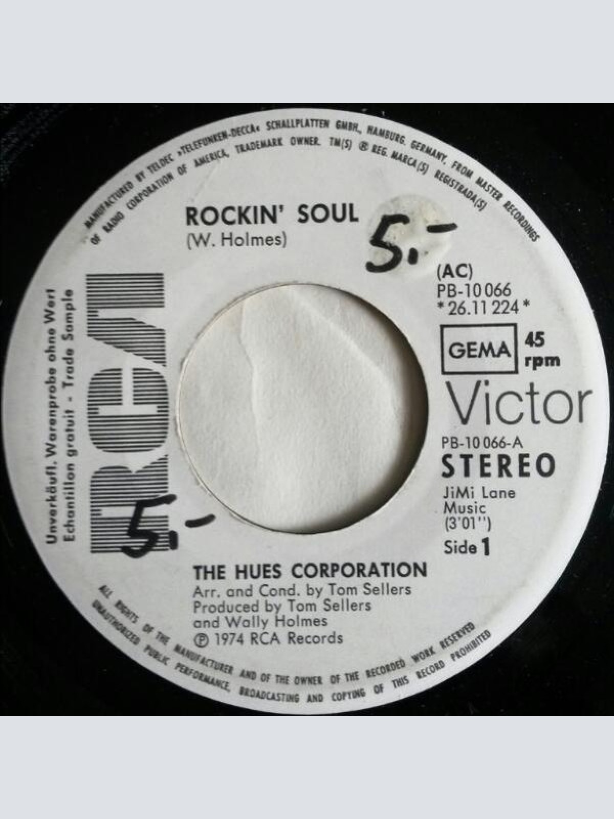 Vinyl / The Hues Corporation - Rockin' Soul