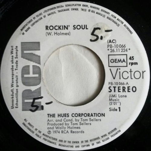 Vinyl / The Hues Corporation - Rockin' Soul