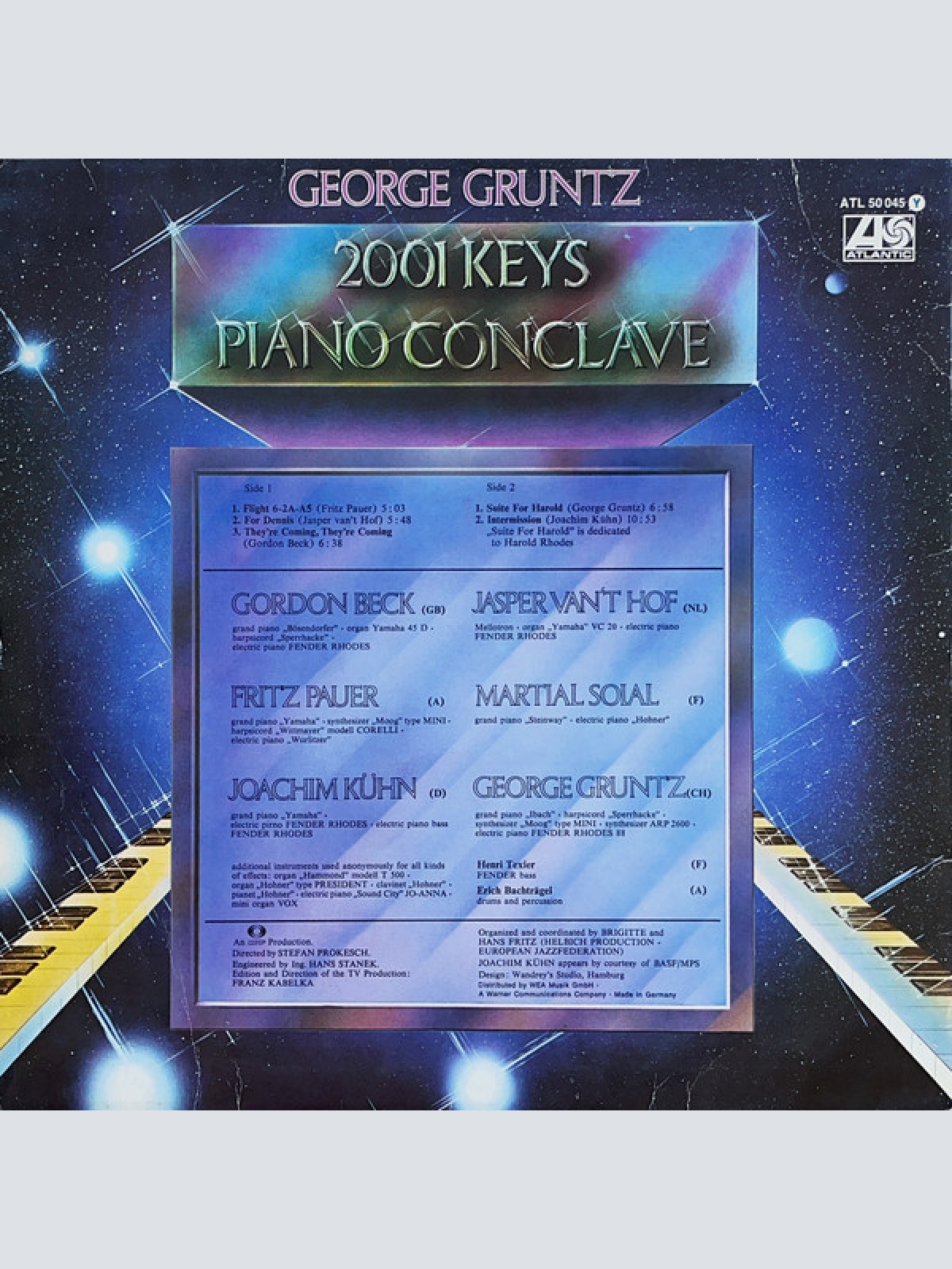 Vinyl / George Gruntz - 2001 Keys - Piano Conclave