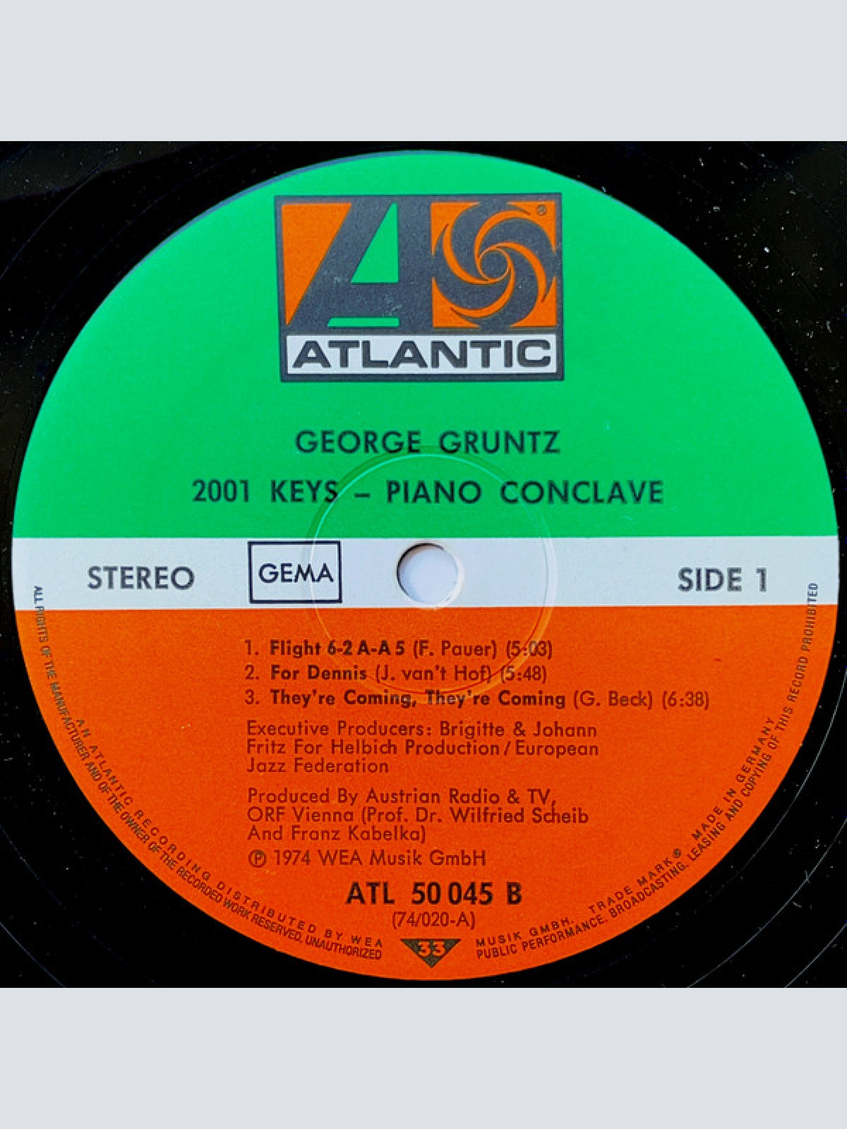 Vinyl / George Gruntz - 2001 Keys - Piano Conclave