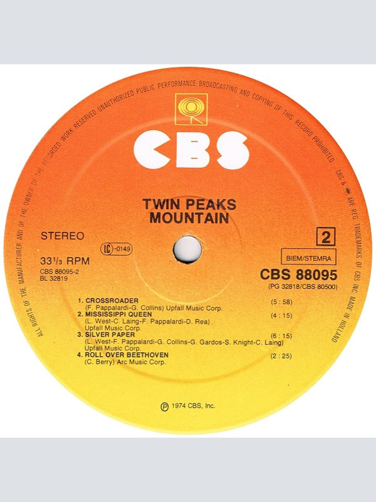 Vinyl / Mountain - Twin Peaks