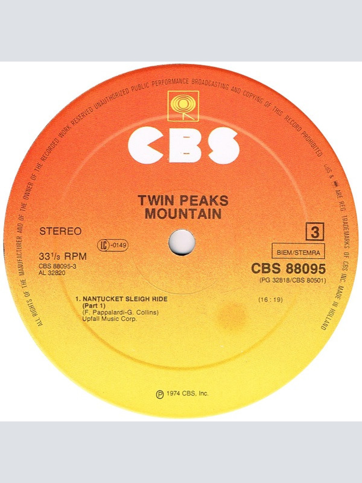 Vinyl / Mountain - Twin Peaks