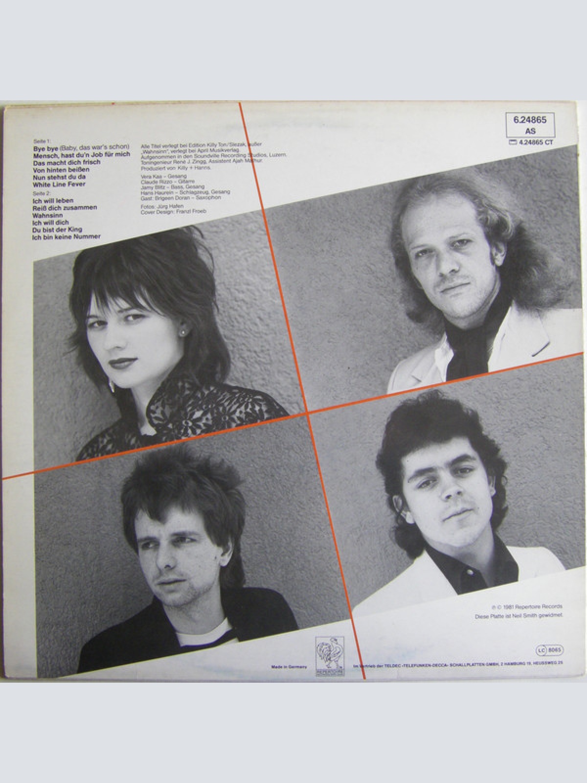 Vinyl / Vera Kaa - Das Macht Dich Frisch