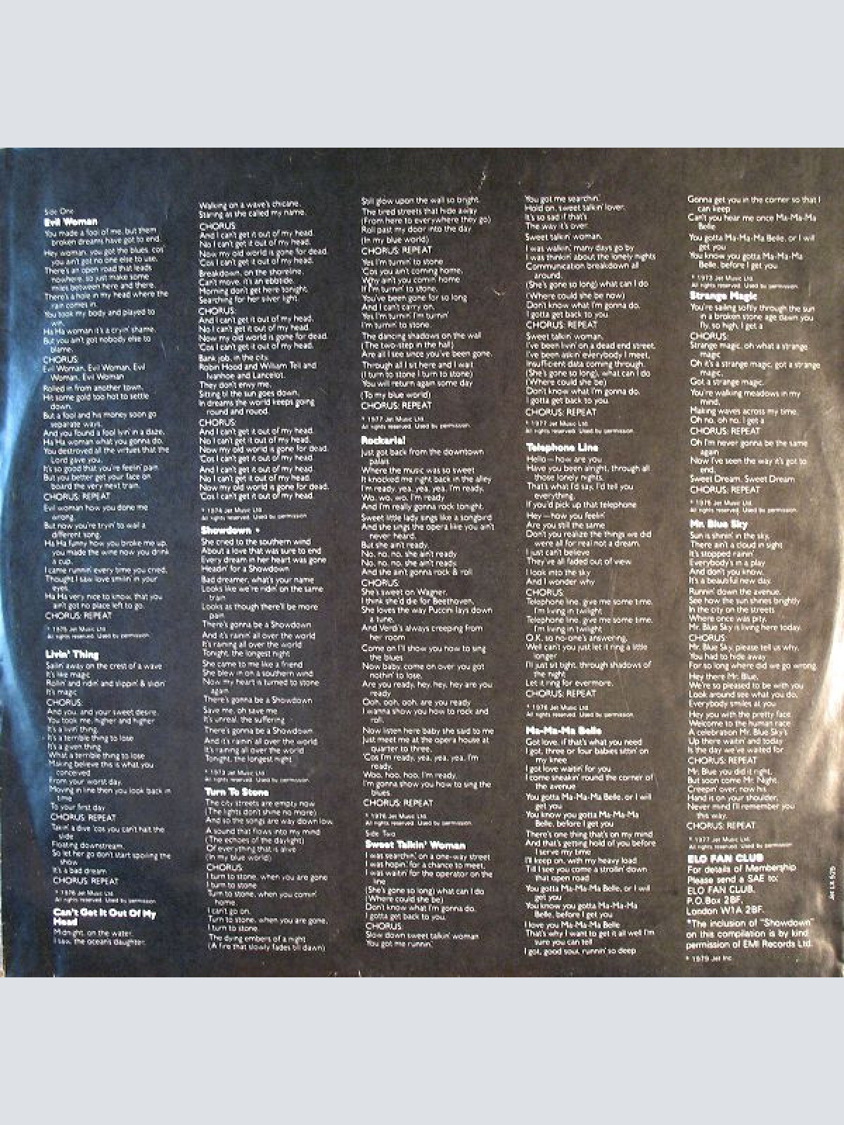 Vinyl / ELO* - ELO's Greatest Hits