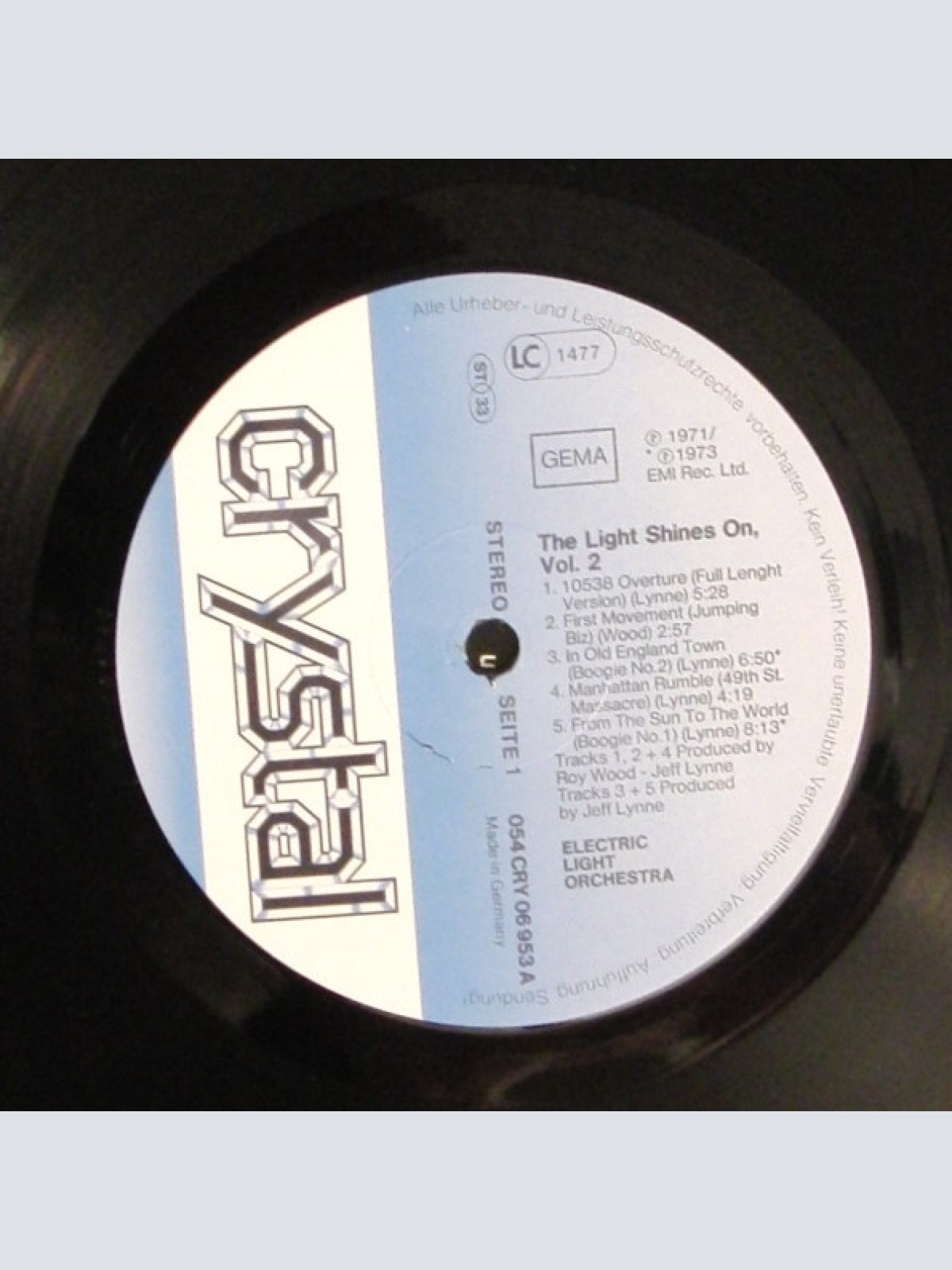 Vinyl / Electric Light Orchestra - The Light Shines On Vol 2