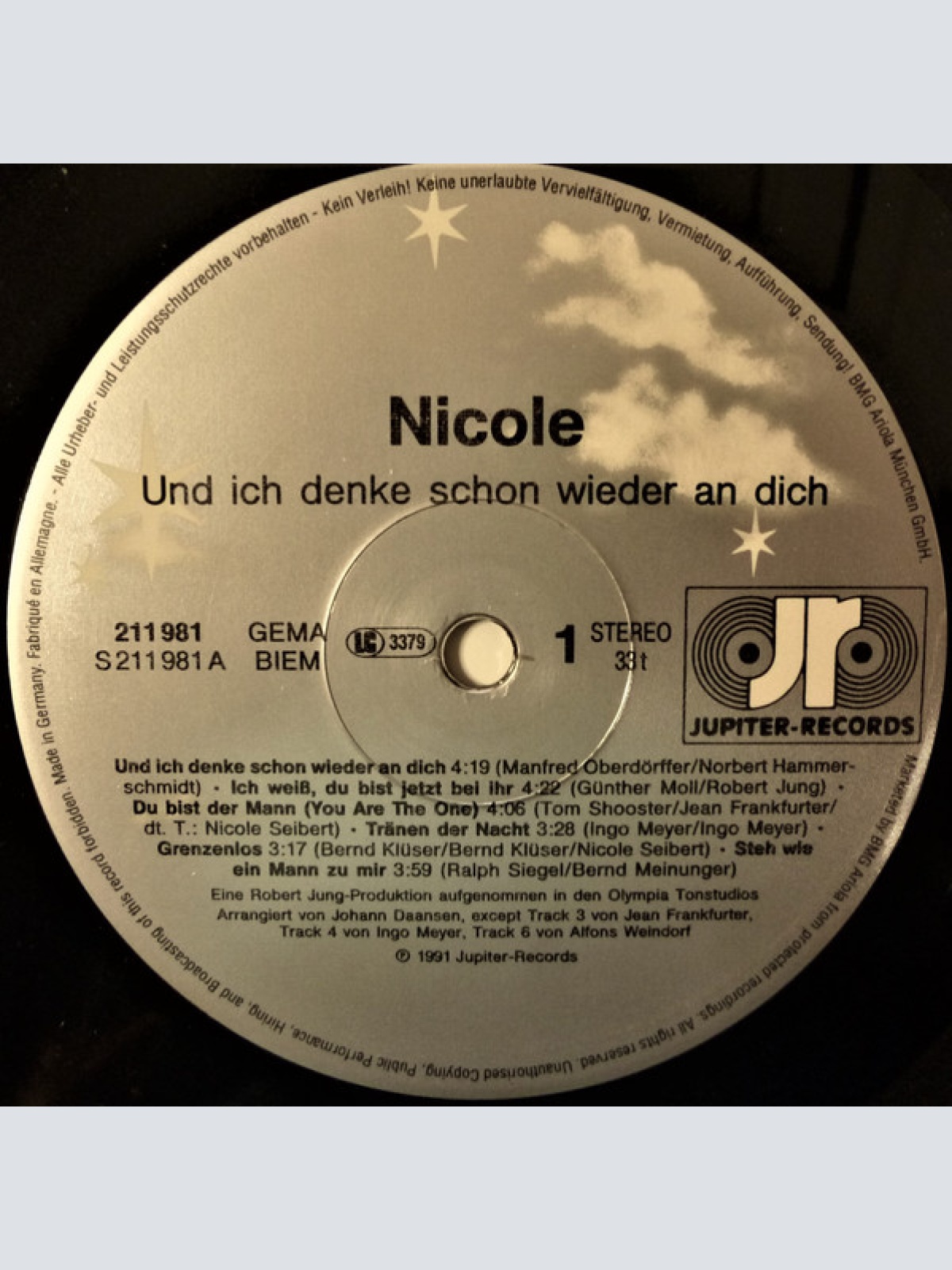 Vinyl / Nicole (2) - Und Ich Denke Schon Wieder An Dich