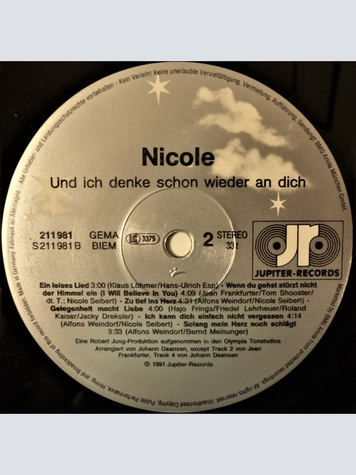 Vinyl / Nicole (2) - Und Ich Denke Schon Wieder An Dich