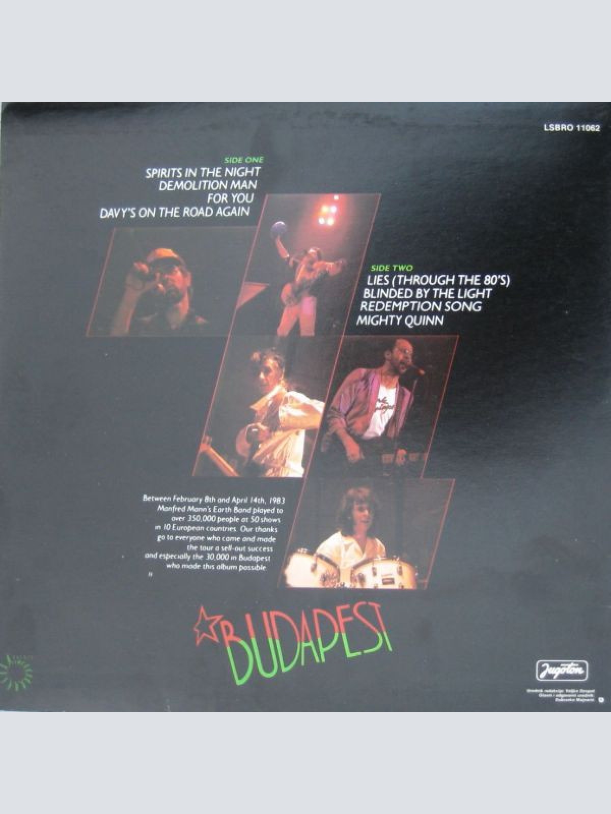 Vinyl / Manfred Mann's Earth Band - Budapest (Live)