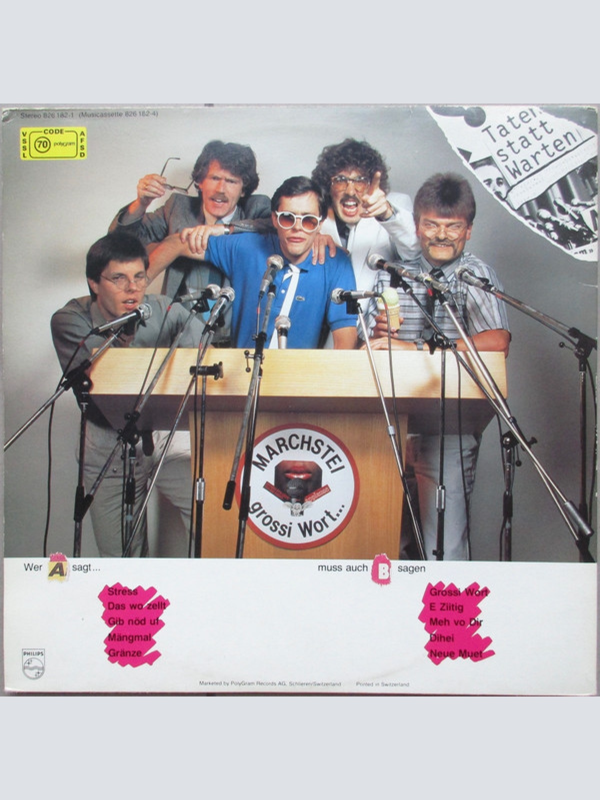 Vinyl / Marchstei - Grossi Wort