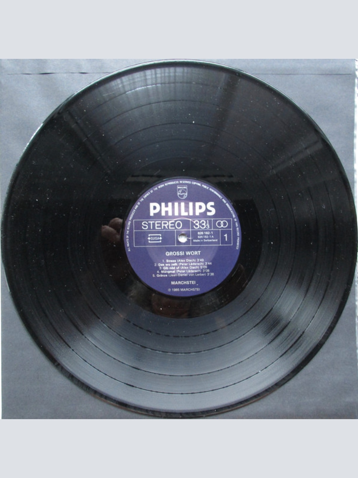 Vinyl / Marchstei - Grossi Wort