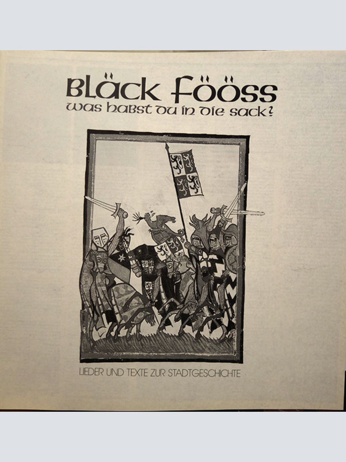 Vinyl / Bläck Fööss - Was Habst Du In Die Sack?