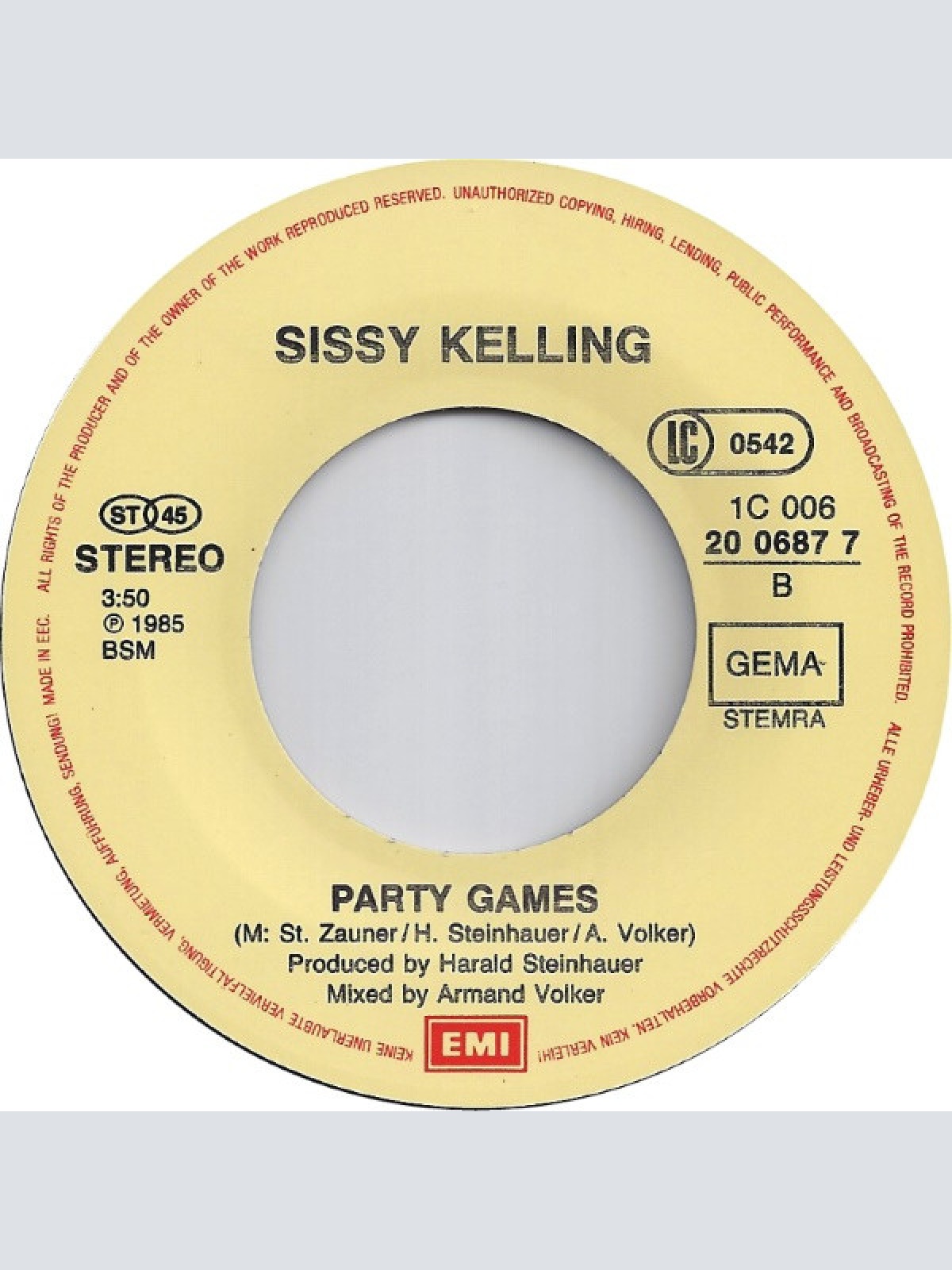 Vinyl / Sissy Kelling - Do You Feel The Motion